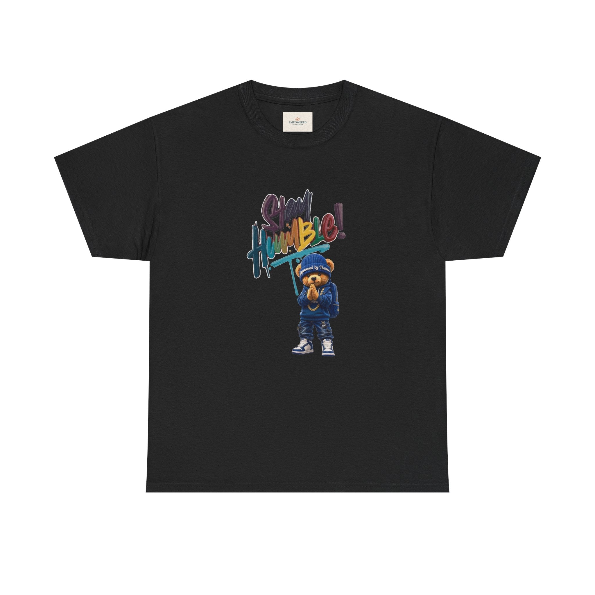 Street Bear Graphic Tee — "Stay Humble" Urban Casual T-Shirt