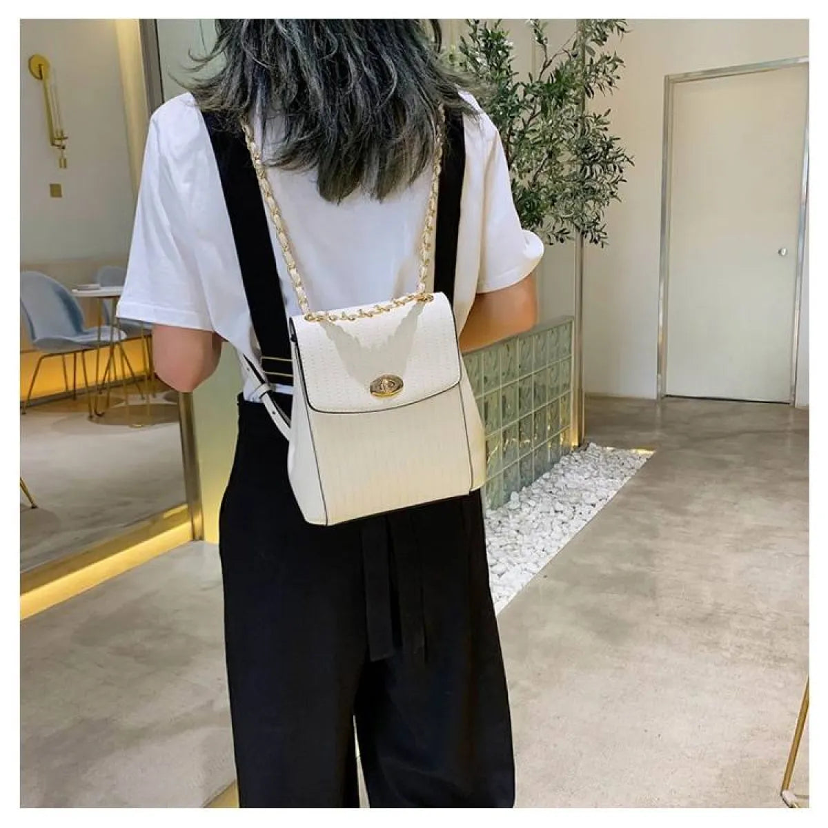 Chain Detail Backpack